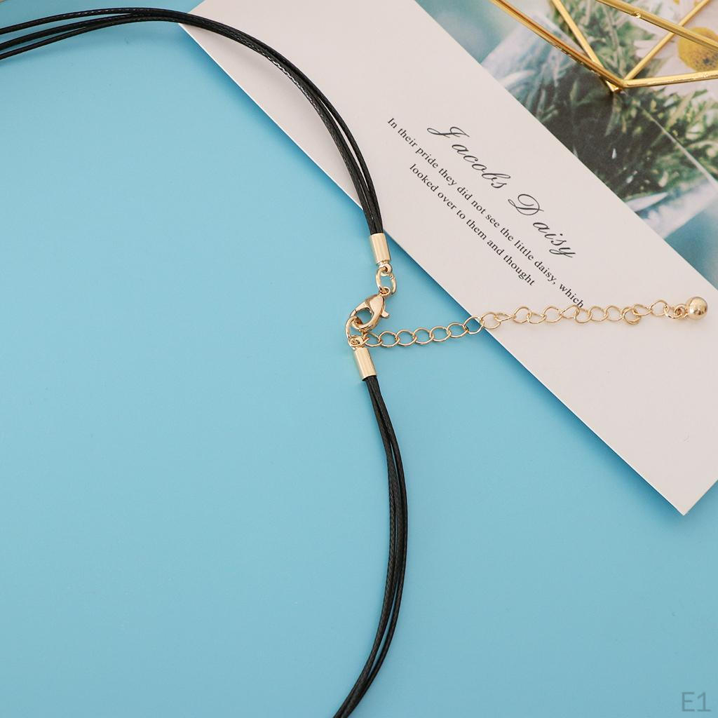Multi Layer Braided Leather Cord Pendant Men Women Punk