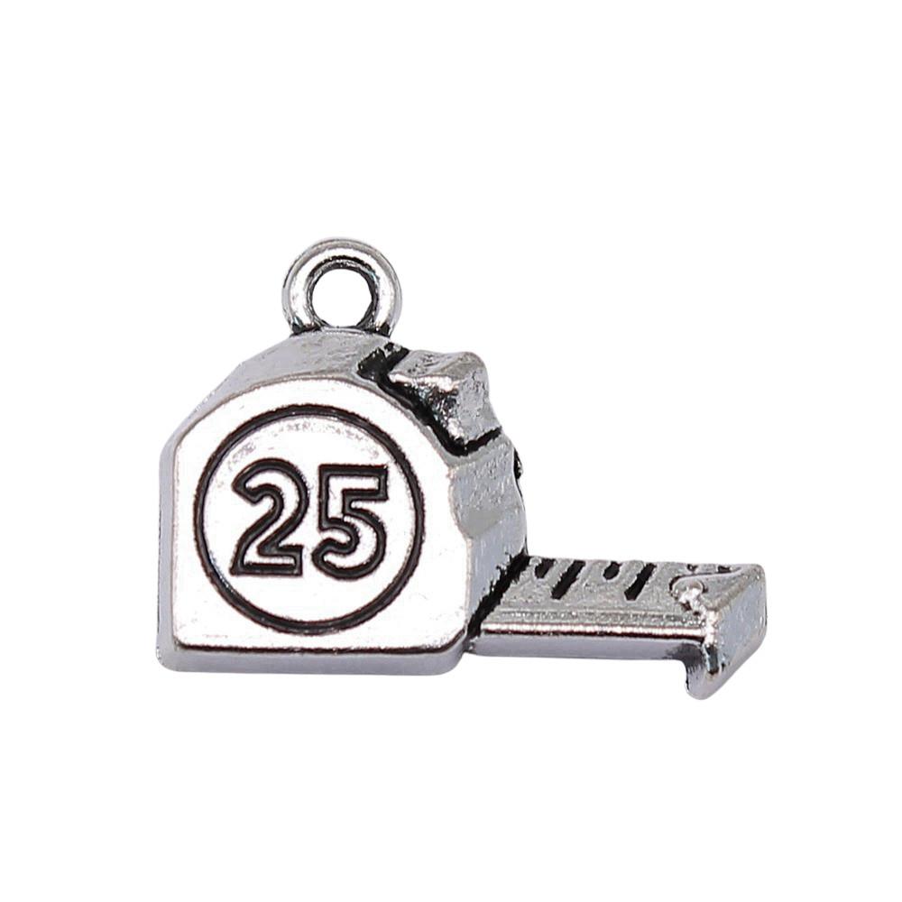Hammer Charms Multi Color Alloy Pendants For Tool & Construction Themed Jewelry
