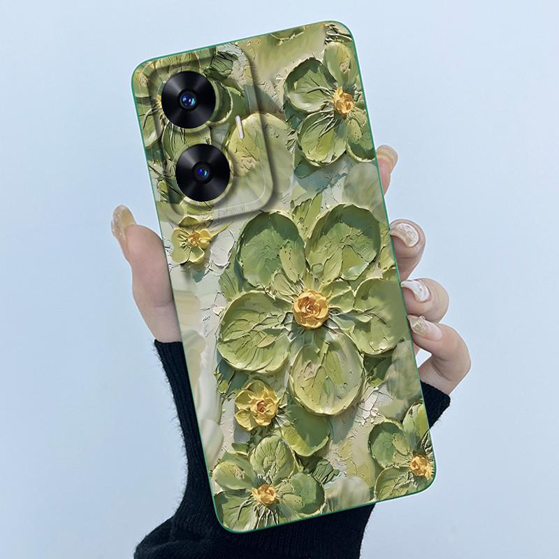 Hülle für Realme C55 NFC Realme C55 4G Narzo N55 2023 Handyhülle Süßer Panda Süße Mädchen Katzen Weiches Silikon Stoßfeste Abdeckung