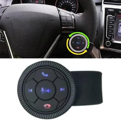 Black Steering Wheel Controller Wireless Phone Media Button Remote Customize Button Steering Wheel Control Car Radio G