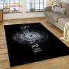 Alfombra Alfombrilla 3D SPN Más Reciente Sobrenatural Dean Sam para Sala de Estar Dormitorio Decoración del Hogar, Alfombrilla Antideslizante Decoración para Sofá Felpudo