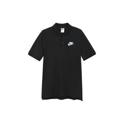 Abbigliamento sportivo Logo solido Polo casual da uomo Top Nero 909747-010