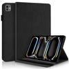 Suitable for iPad Air 13 inch 2026 flat leather case Pro11 inch Tree of Life embossed card holder shell