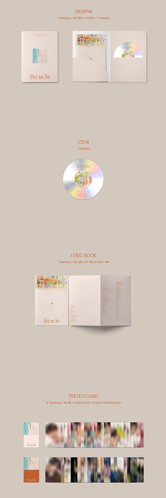 Photo SEVENTEEN Face the Sun Korean Edition Signed Photo [Dino ver.] [Signed Included] - (CARAT ver.) [Additional Bonus Included]