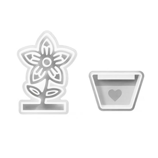 Silicone Flower Mold Tulip Sunflower Bouquet Epoxy DIY Candle Soap Mold Aromatherapy Gypsum Clay Art Jewelry Making Kit