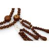 Soka Gakkai rosary mahogany for men natural wood Innocence Eight leaf crest Luxury Odamaki Brahma
