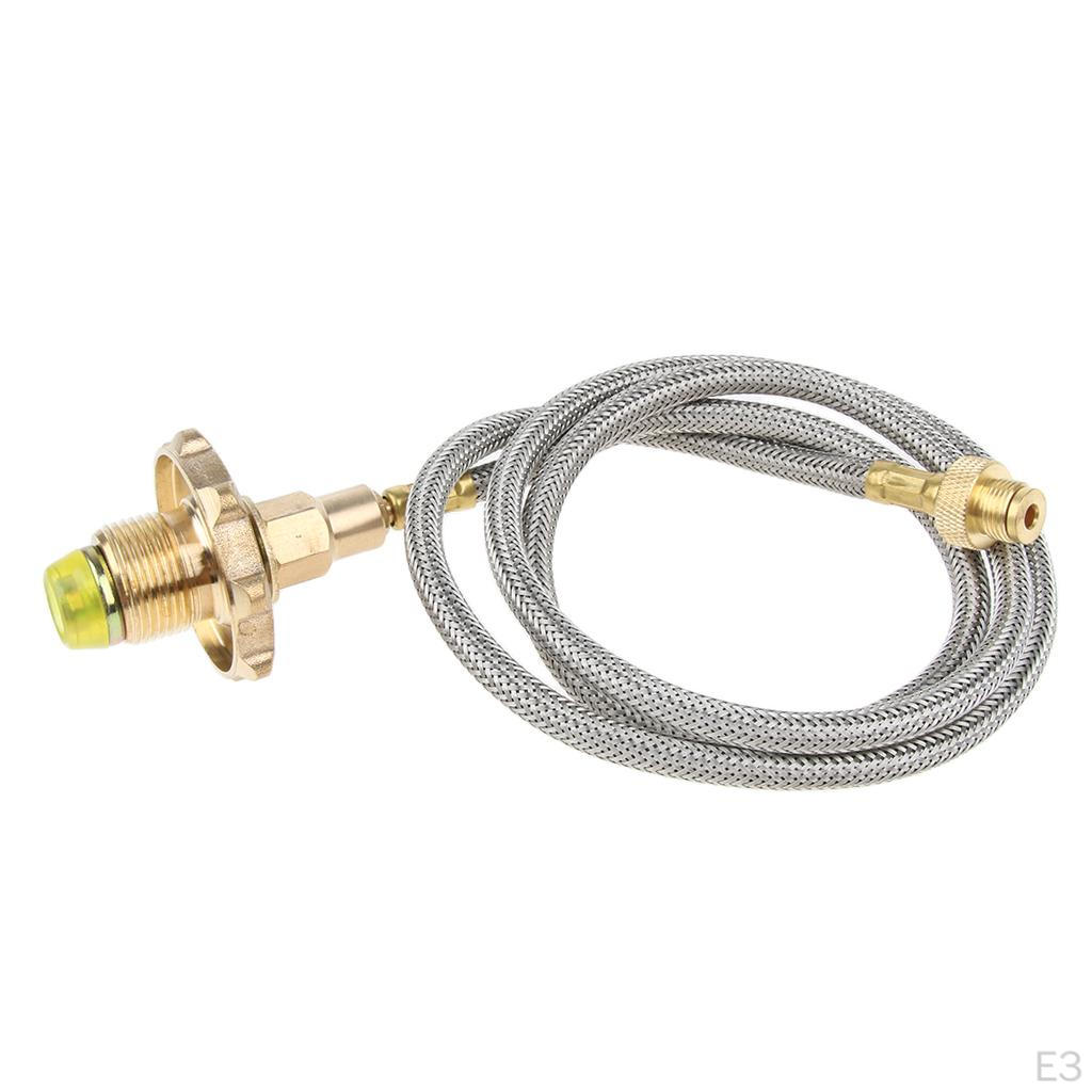 Adapter Hose Converter - Premium Tank Regulator for Flat Gas Canister Accessories