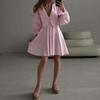 Women's Clothing, New Summer Skirts, Fashionable Casual Plaid Lace Dress, Short Skirt.