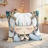 Jinhsi Cute Game Wuthering Cushion Cover Silky Short Plush Invisible Zipper Dustproof Sofa Pillow Case For Home Decor