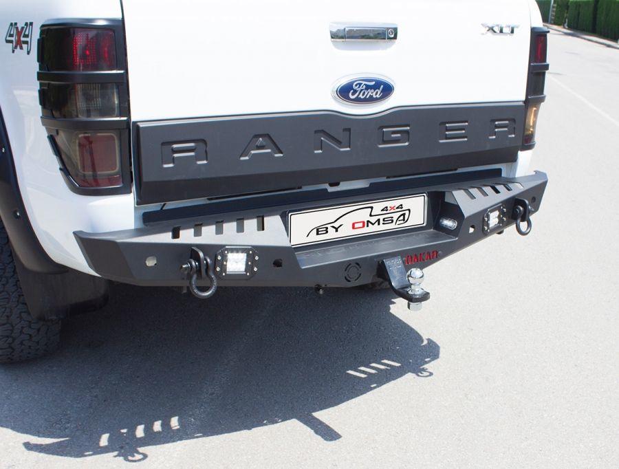 

Reinforced rear bumper Dakar Black, for sensor, with backlight for Ford Ranger 2011-2022