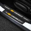 Car Threshold Strip Carbon Fiber Anti-Scratch Sticker Door Sill for Chevrolet Equinox Orlando Trax Cruze Malibu Camaro Cavalier