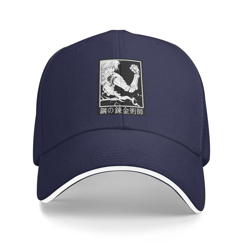 Unisex Baseball Hats FULLMETAL ALCHEMIST Outdoor Streetwear Summer Sports Baseball Caps Hip Hop Cap Casquette