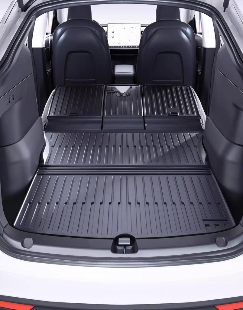 Upgraded TPE Trunk Mat Set for Tesla Model Y3 - Front & Rear Trunk, YL Interior Accessories