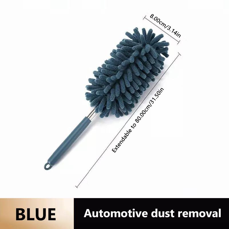 

SEAMETAL Extendable Handle Telescopic Dust Brush Cobweb Brush Catcher Mites Gap Dust Car Home Cleaning Tools синий