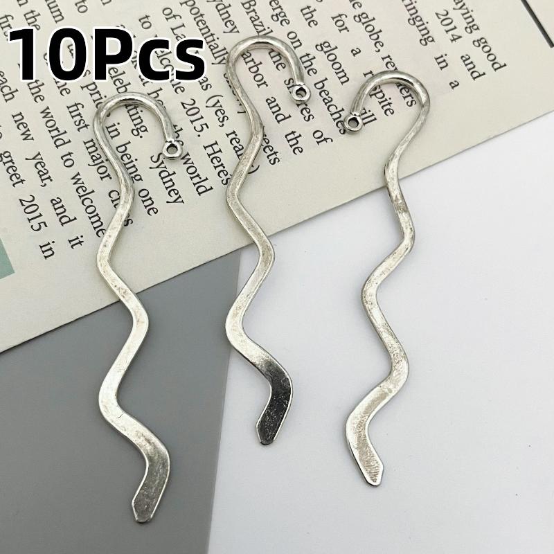 10Pcs Wave Bookmarks Diy Retro Decoration Holder Book Mark School Office Stationery Supply Reading Accessory