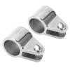 2PCS Bimini Top Jaw Slides 316 Stainless Steel Removable Hinged Jaw Slides for Boat Bimini Hardware