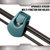 6Pcs Portable Fishing Pole Holder Multifunctional Rod Holder Retaining Clip for Various Sizes Fishing Pole