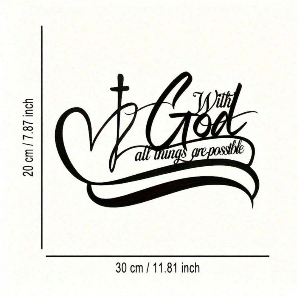 Wrought Iron Wall Art Home Decor Metal Wall Hanging Plaque Sign