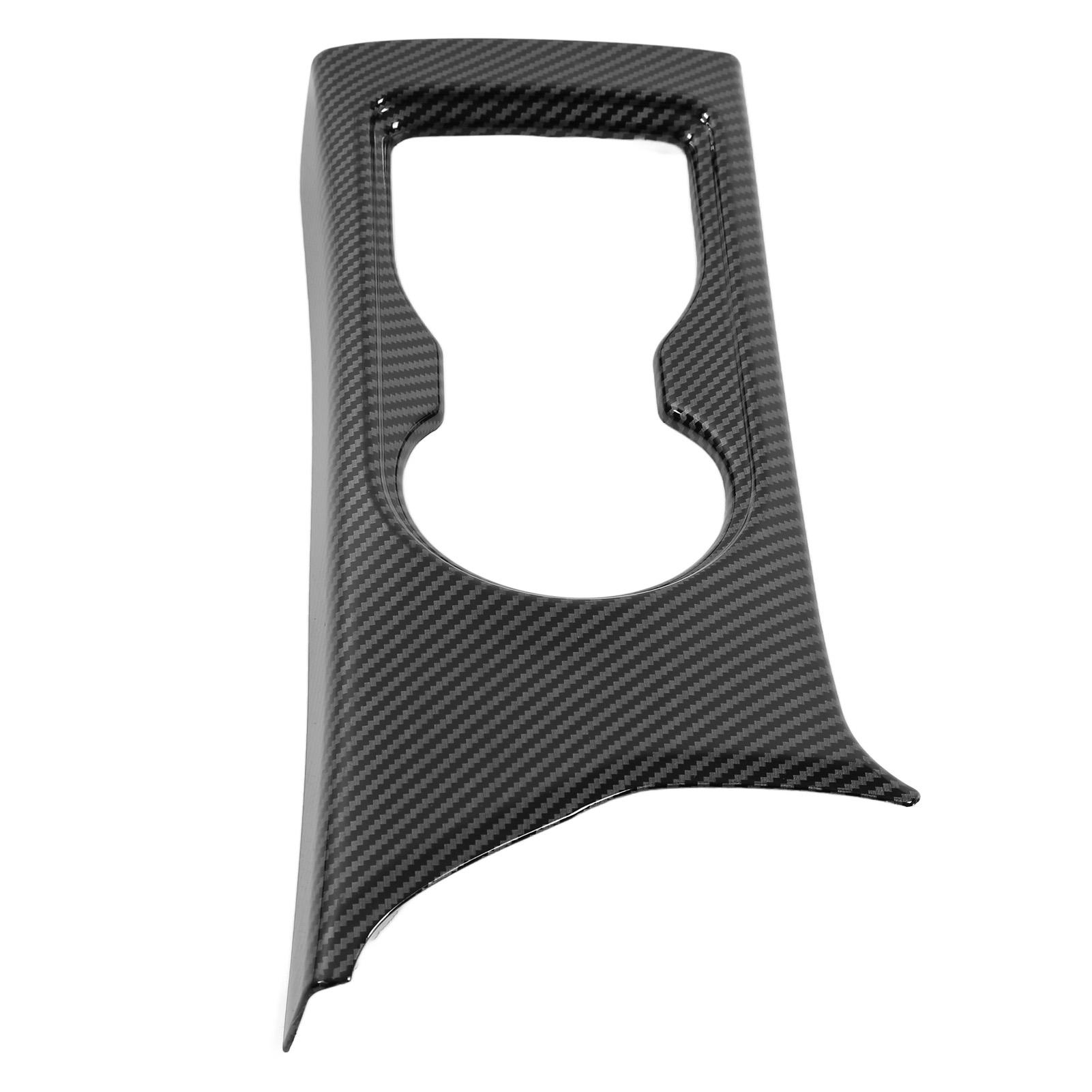 

Накладка рамки переднего подстаканника в стиле карбонового волокна, замена крышки из АБС-пластика для Isuzu DMAX 2021