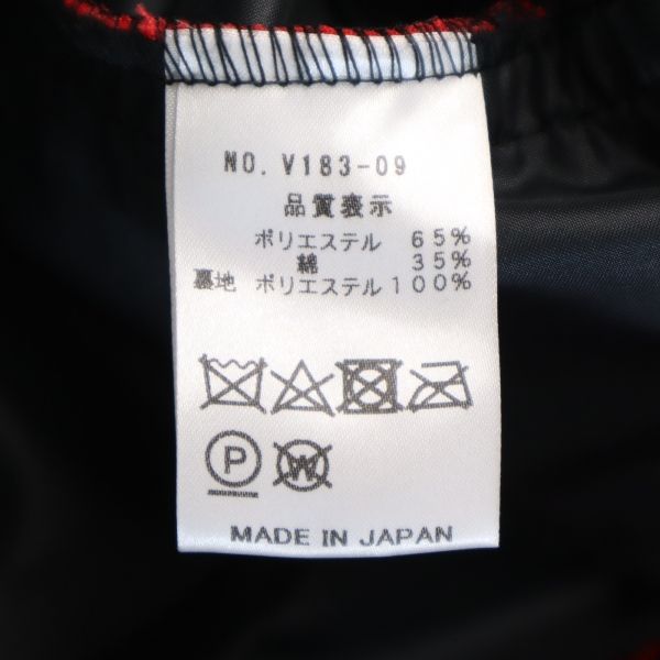 unused VAST222 18AW made in Japan Side zip Anorak Parker 2 Red Men's Used