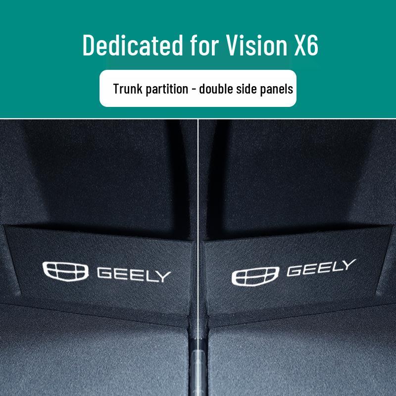 Geely 2021 Vision X6 Trunk Mat - Flat Tail Box Mat for New Model