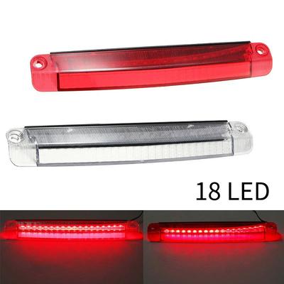 Universālas DC 12V Automašīnas Aizmugurējās Lampas Trešā Bremžu Stop Atpakaļgaitas Gaismas 18 LED Sarkana Augsti Montējama Stop Lampa 30cm Aizmugurējā Lampiņa