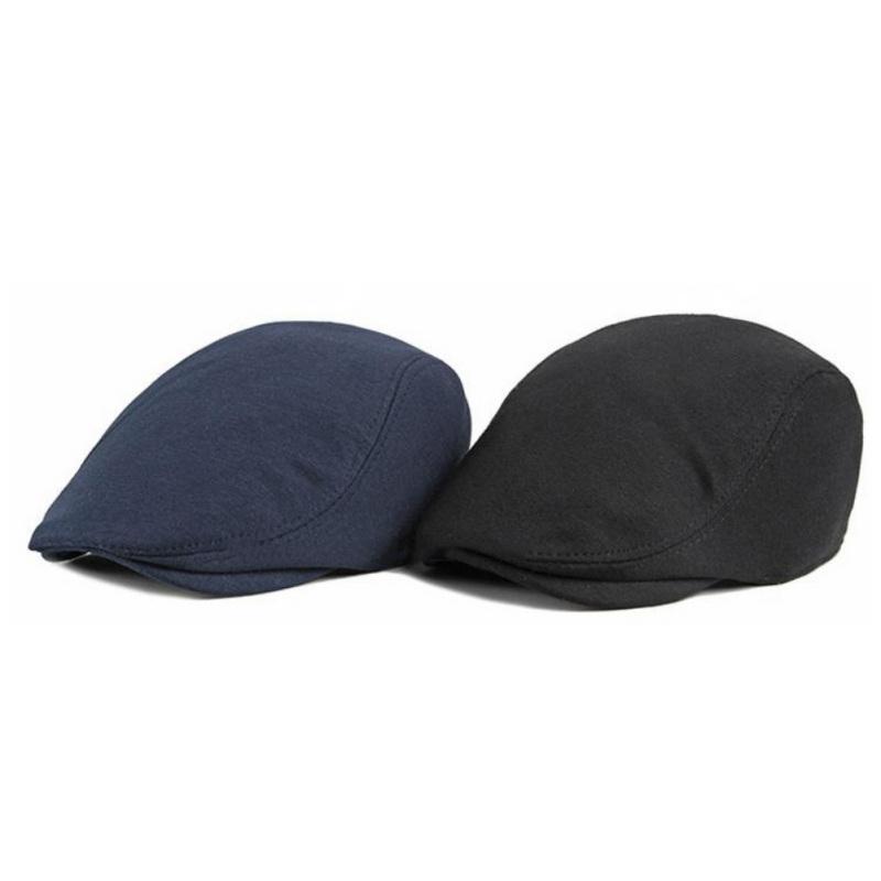 Men Classic Blend Flat Training Camp Hat Adjustable Newsboy Hat Comfortable Driving Hunting Cap Beret Hats Men Flat Cap