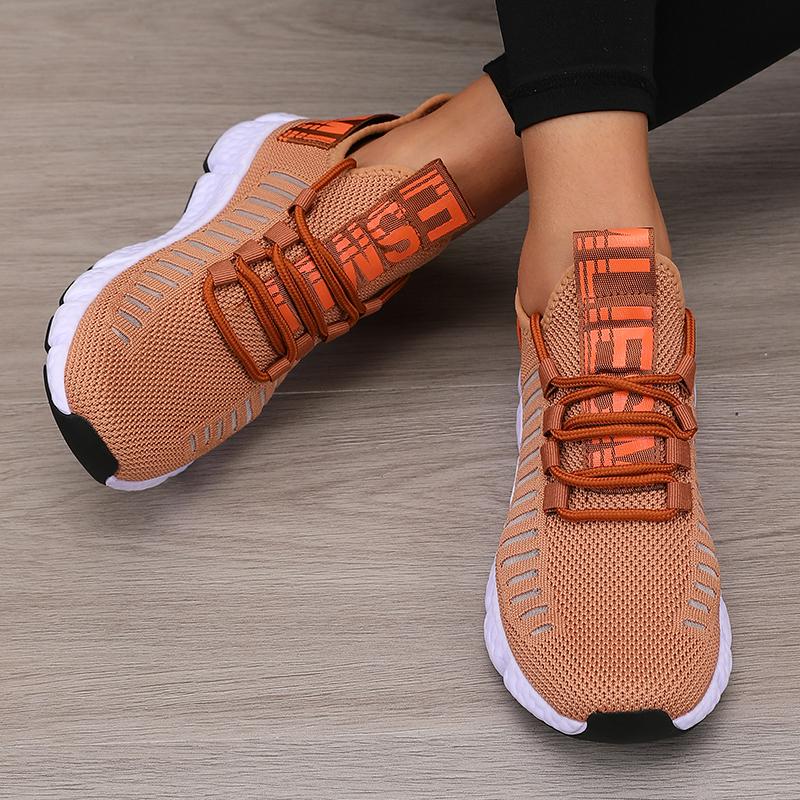 Fashion Women's Platform Sports Shoes with Fashionable Trendy Design Breathable Comfortable Shoes Outdoor Hiking  Walking Casual Shoes