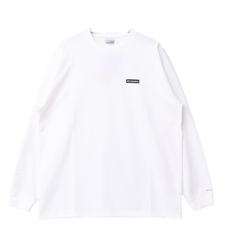 Columbia Newfound Garden Long Sleeve T-Shirt, Men's, PM1487, Size 100, White, XL