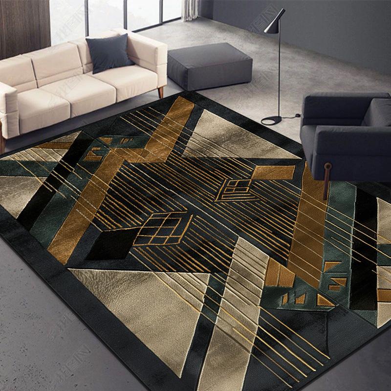 Nordic Abstract Living Room Carpet Rug for Bedroom Home Decor Geometric Rugs 200x300cm Washable Lounge Coffee Tables Floor Mats