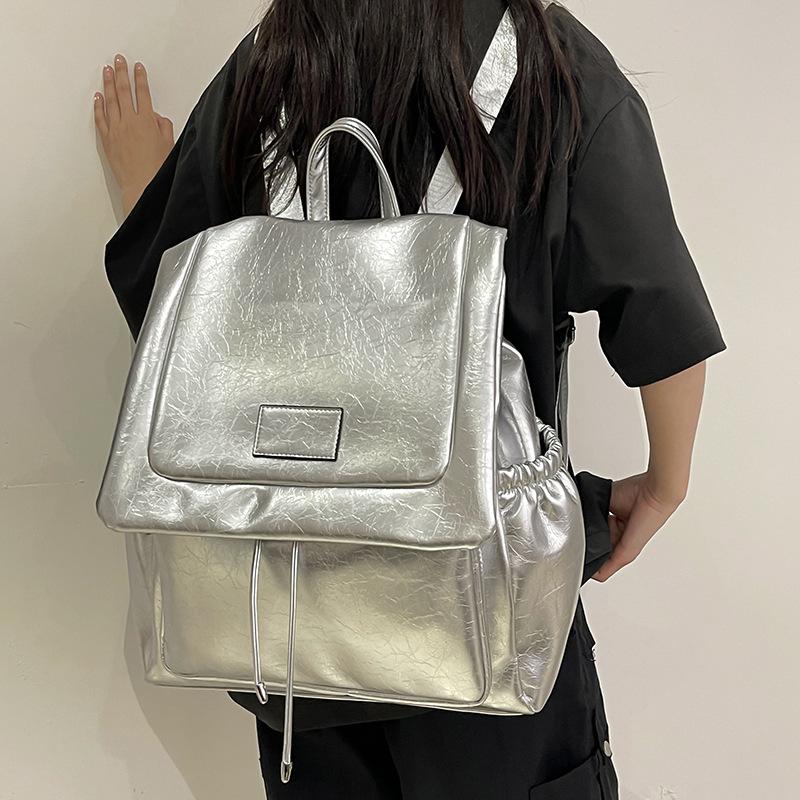 Backpack Women's New Backpack Fashion Versatile Travel Bag Schoolbag Men