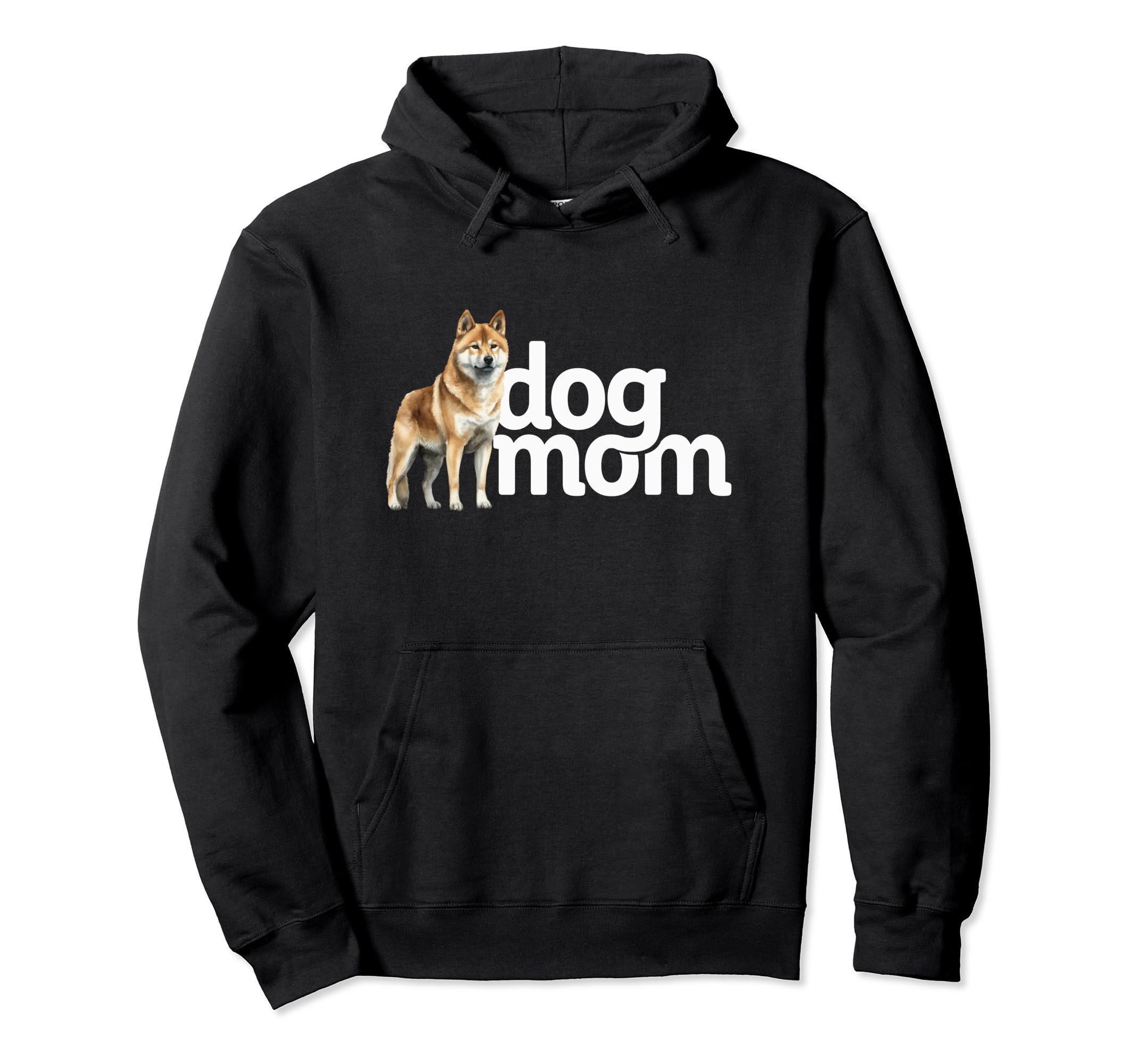 

Dog Mom Shiba Inu Hoodie чёрный