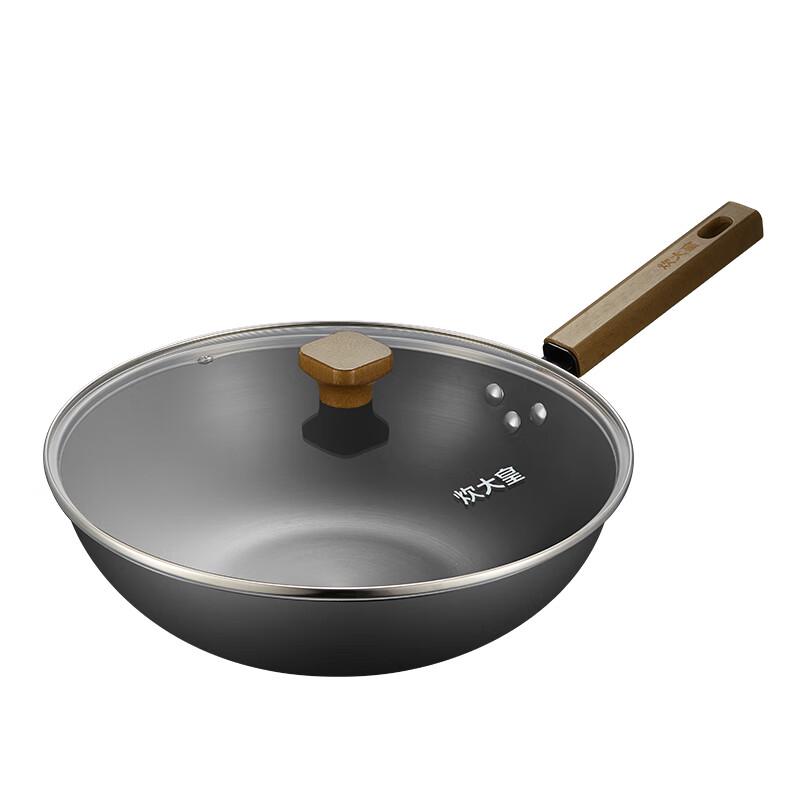 Chu Da Huang 32cm Non-Coated Iron Wok