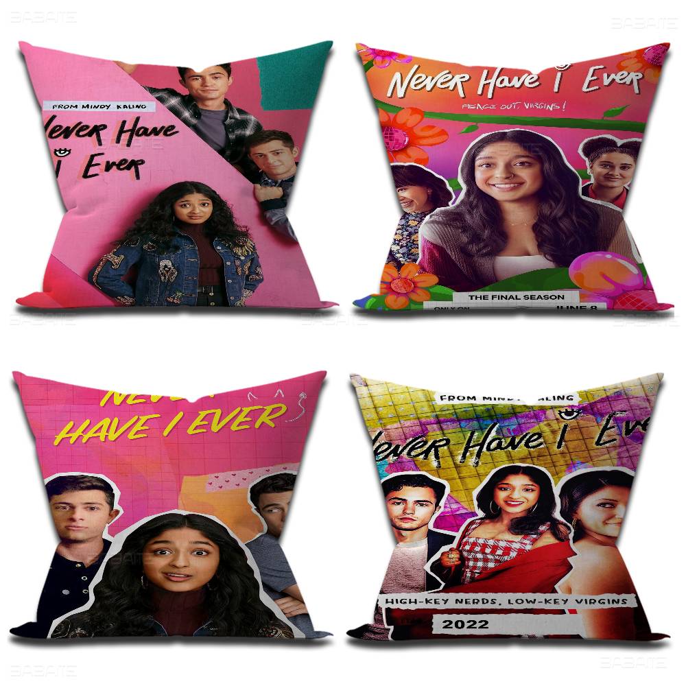 Never Have I Ever America Tv Show Office Cushion Pillowcase Car Cushion Cover45X45Cm Lumbar Pillowcase Sofa Pillowcover