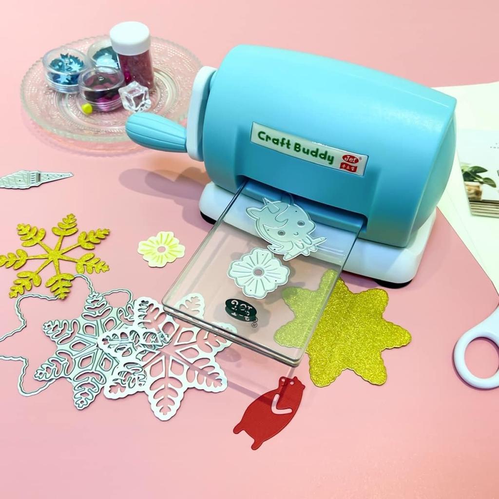 Stanzmaschine, Manuelle Prägemaschine für Scrapbooking-Anfänger, Stanzen Prägen Papierkarte Basteln Scrapbooking