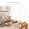 Cute Lifting Height Pet Food Bowl Stainless Steel Durable Cat Food Plate Three Bowls Design Pet Feeding Bowl Cat Feeding