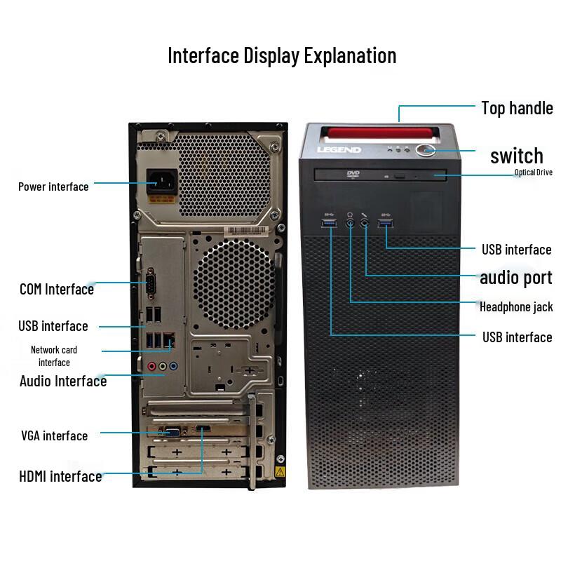 Lenovo KaiTian M740J Xinchuang Desktop PC (CN version)