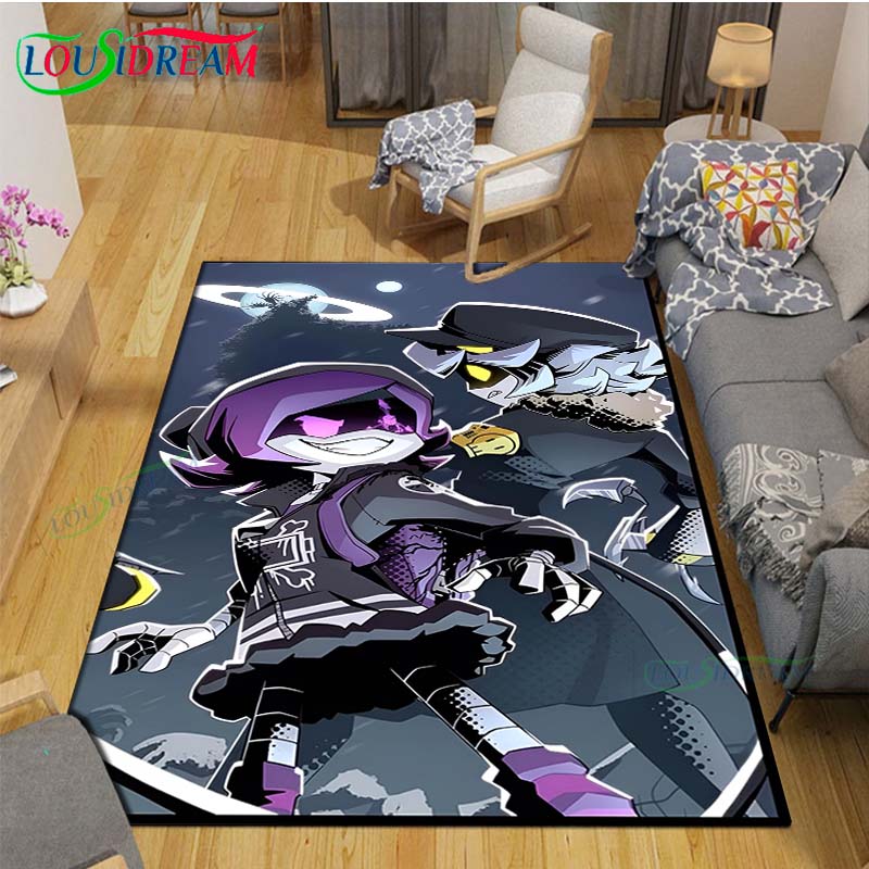 Hot Cartoon Murder Drone Floor Mat INS Style Soft Bedroom Floor House Laundry Room Mat Anti-skid Household Carpets Gift