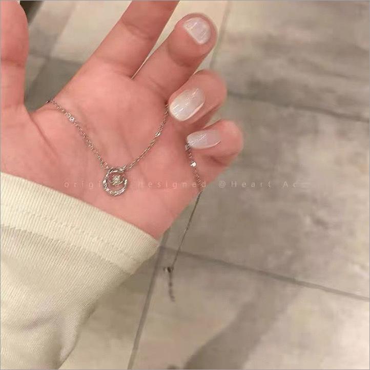 Sparkling cute~ Spot autumn necklace women's light luxury niche design temperament to give girlfriend gift necklace
