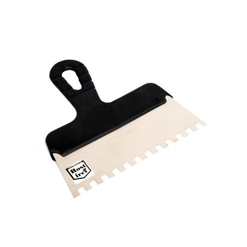 Trapezoidal Stainless Steel Spatula 250Mm Tooth 6*6 - E-324-3252