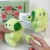 Lovable Avocado Capybara Toy Keychain High-quality Pp Cotton Filling