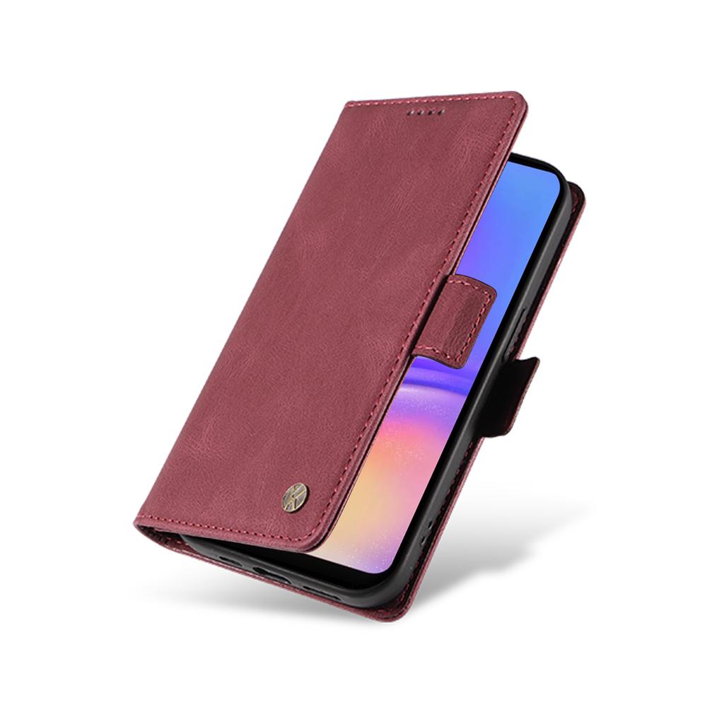 For Samsung Galaxy A07 4G/A06 5G/A06 4G Leather Case YIKATU YK-005 Skin-touch Feeling Wallet Phone Cover