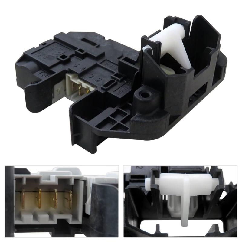 Universal Replacement Door Lock Mechanism Locking System for Front Load Washers Featuring Heat Resistant ABS Texture