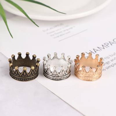 Metal Crown For Dolls Kids Princess Empress Dollhouse Headwear Gift Toy