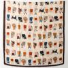 Sciarpe Autunnali Adorabili con Motivo Animale Gatto in Cotone e Viscosa per Donna, Morbida Stola Pashmina di Alta Qualità, Hijab Musulmano 180*90cm