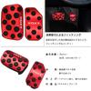 BOYOUS Toyota Voxy 80 Series Aluminum Pedal Covers for Brake and No Tools and Set [Latest Model] Custom-Designed High-Quality Accelerator, Required,