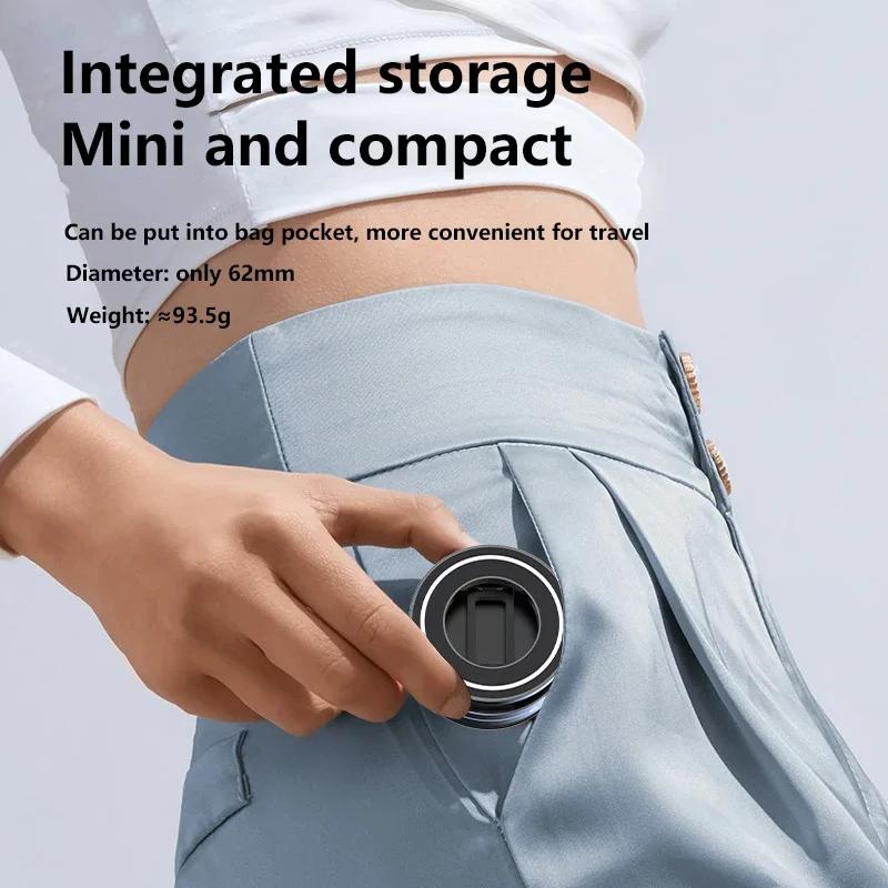 Folding Strong Magnet Magnetic Phone Holder 360° Rotation Desk Car Vacuum Suction Windshield Dashboard Mobile Holder 2025