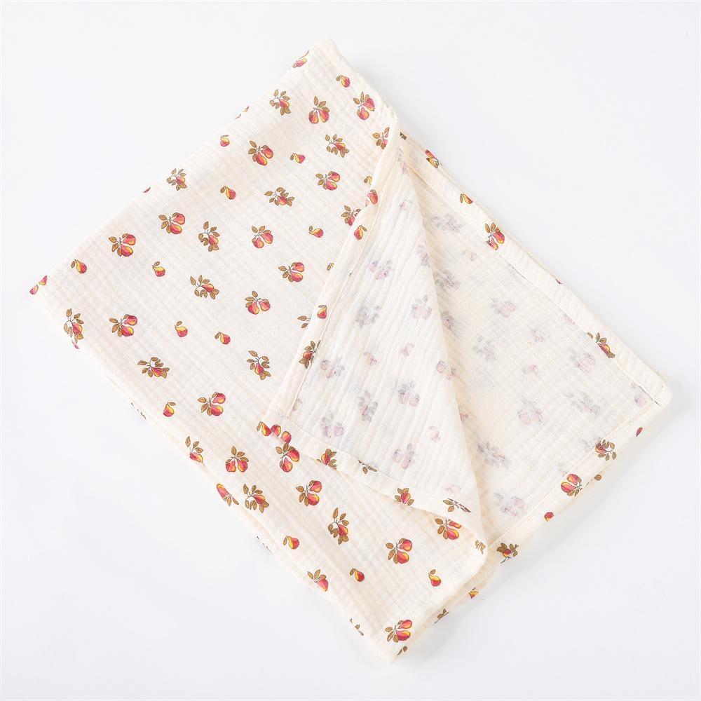 85*65cm Muslin Squares Baby Swaddle Blanket Newborn Diaper Bedding Cotton Stroller Blankets Infant Nap Cover