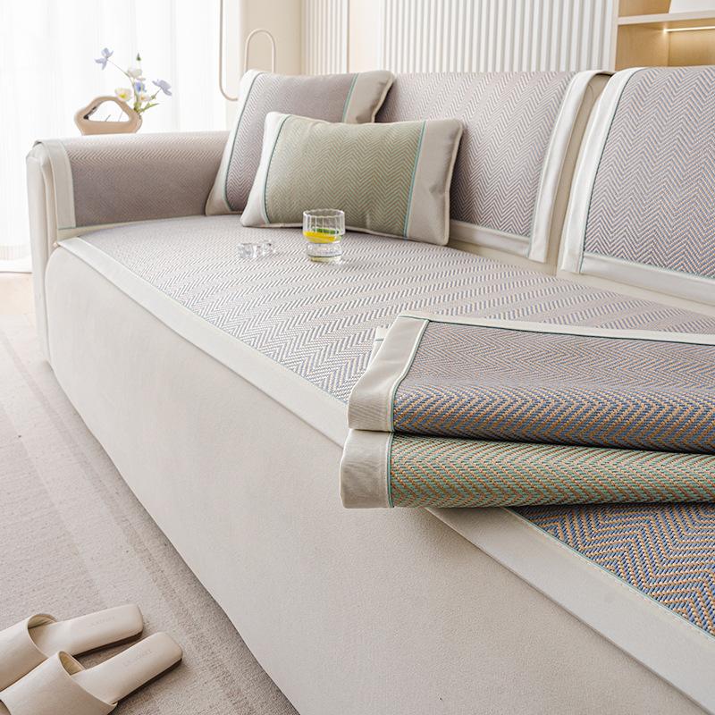 Rattan Mat Sofa Cushion, Summer Sofa Mat, Seat Cushion, A Piece Of Cold Feeling, Cover Cloth Cover, Summer Cool Cushion  New Model