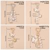 DIY Rhinestone Pendant Zinc Zinc Alloy Bag Charm Trendy Pearl Bow Keychain  Bag Ornament